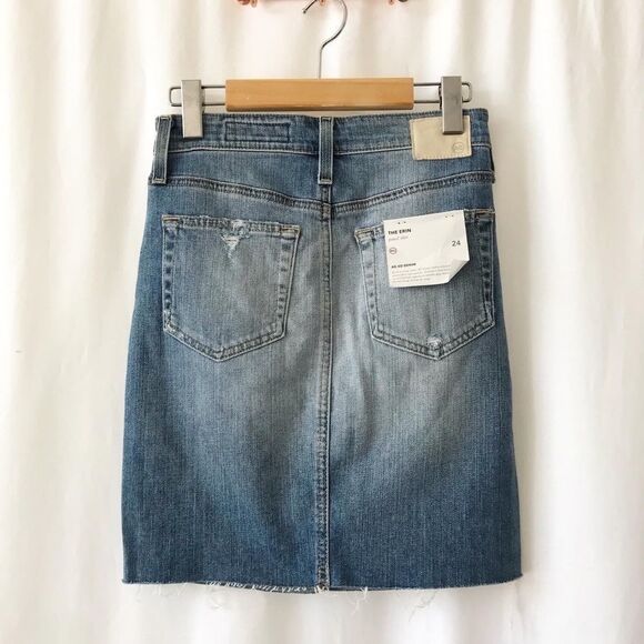 Adriano Goldschmeid The Erin pencil denim skirt 24 - Picture 6 of 12